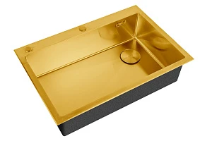 Мойка кухонная ZorG Lux 7551 bronze