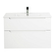 Тумба с раковиной BelBagno Etna H-60 100 подвесная, 2 ящика, Bianco Lucido