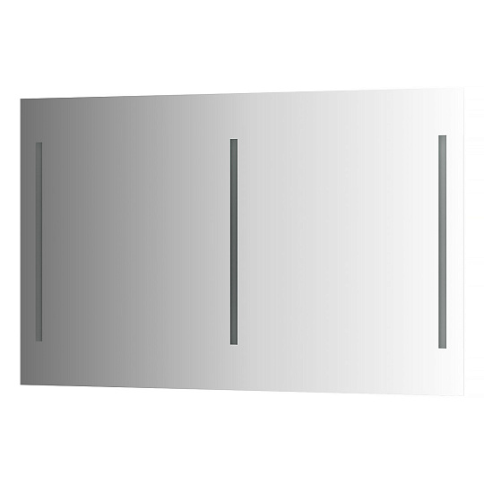 Зеркало EVOFORM LEDLINE BY 2121 со светильником 120x75 см