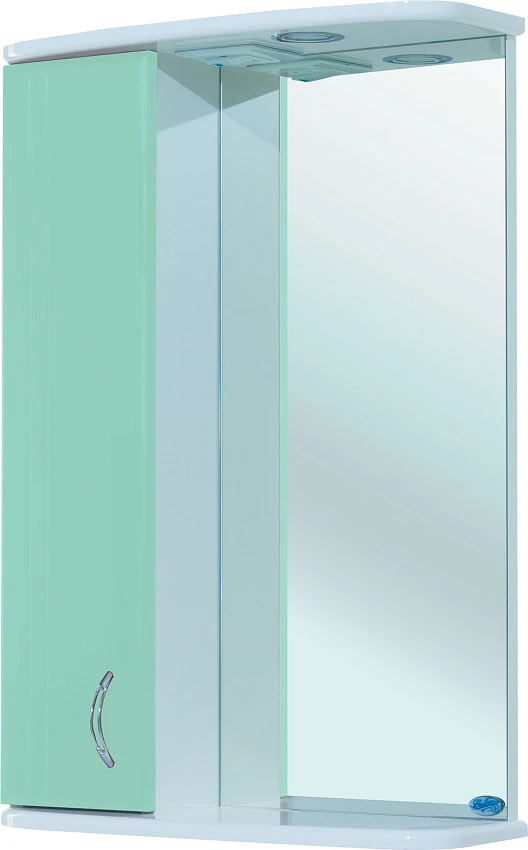 Зеркало-шкаф Bellezza Астра 55 L салатовый