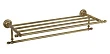 Полка Migliore Mirella ML.MRL-M084.BR с полотенцедержателем, бронза - превью 1