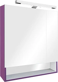 Зеркало-шкаф Roca Gap 70 фиолетовый, с подсветкой