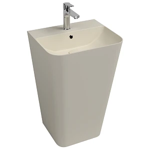 Раковина Isvea Sott'Aqua 10SQ37001SV-2K 50x42 см, слоновая кость матовая