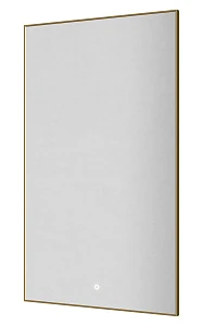 Зеркало Boheme Modern 569-MG 60х100 с подсветкой, золото матовое