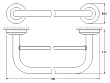 Полотенцедержатель FBS Standard STA 038 70 см - превью 2