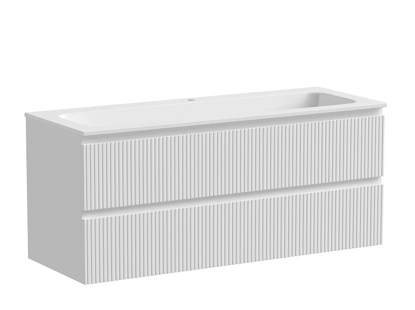 Тумба для комплекта Sancos Snob T 120 SNT120W 2 ящика, Bianco