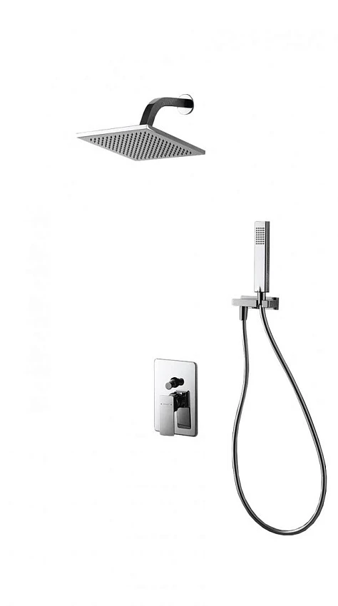 Смеситель Bravat Phillis F856101C-A-ENG встраиваемый с душевым набором