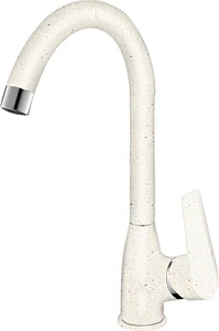 Смеситель для кухонной мойки Rossinka S35-23-White , белый