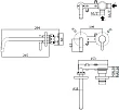 Смеситель Paffoni Light LIG103HG70 для раковины, с внутренней частью, золото медовое - превью 2