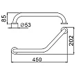 Поручень Haiba HB1717 - превью 1