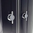 Душевая кабина Niagara NG-7509-14BLACK 100х100 высокий поддон, стекло мозаика - превью 1