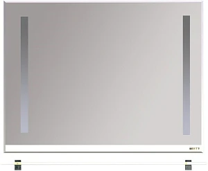 Зеркало Misty Джулия 105 с полочкой, белое White