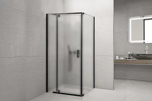 Душевой уголок Royal Bath HPVD RB8090HPVD-T-BL 90х80х185, стекло прозрачное