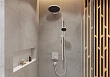 Термостат Hansgrohe ShowerSelect 15763700 для душа, на 2 потребителя, белый матовый - превью 2