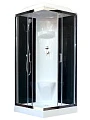 Душевая кабина Royal Bath RB 80HP6-BT-СН 80х80 (черное/прозрачное) - превью 2