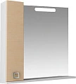 Зеркало-шкаф Triton Альма 80 L с подсветкой, белый, лен - превью 1