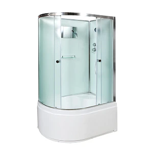 Душевая кабина AvaCan D512R, 120х90х208 см, стекло матовое, профиль хром