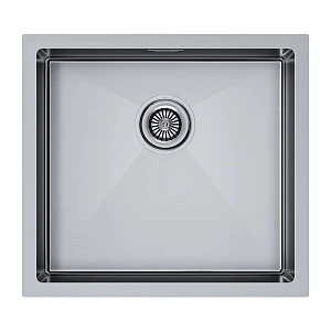 Мойка кухонная Paulmark Gerberg 48 UNI PM254844-BS 48x44 брашированная сталь