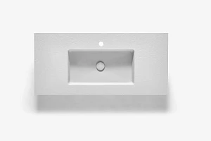 Раковина Acquabella On-Top Integra SF Slate 100 Blanco 1003х465, белый