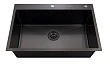 Мойка кухонная Hoffger 7550 Black черная - превью 1