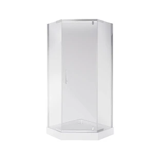 Душевой уголок Niagara Eco NG-009-14D 90х90х195 стекло прозрачное, профиль хром