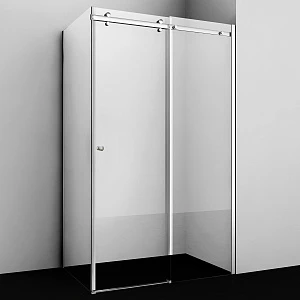 Боковая стенка WasserKRAFT Vils 56R06-RP80 80х200 стекло прозрачное, профиль хром
