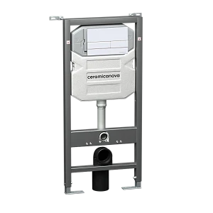 Инсталляция для унитаза Ceramicanova Envision Flat CN1002W кнопка белая