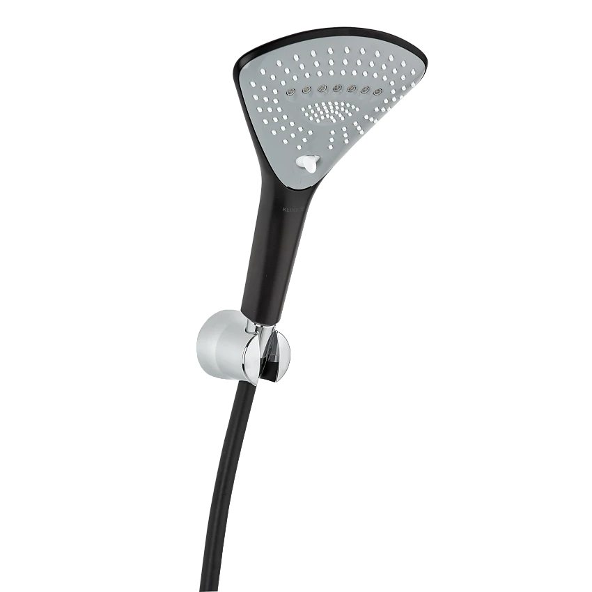 Душевой гарнитур Kludi FIZZ 6775087-00, черный матовый/хром
