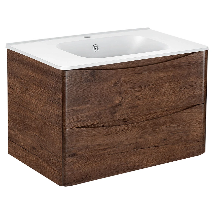 Тумба для комплекта Vincea Paola 800 подвесная, 2 ящика, R.Wood