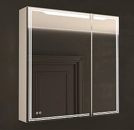 Зеркало-шкаф Art&Max Merano AM-Mer-800-800-2D-L-DS-F