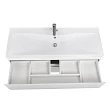 Мебель для ванной BelBagno Albano 120 подвесная, Bianco Lucido (раковина BelBagno BB1200/455-LV-MR-ALR) - превью 1