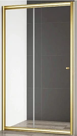 Душевая дверь в нишу Cezares Giubileo-BF-1 прозрачное стекло, золото