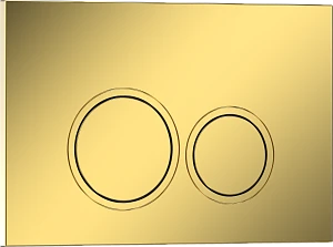 Кнопка смыва Iberica Blanca ESTI-O IB.B082.006.001 золотой