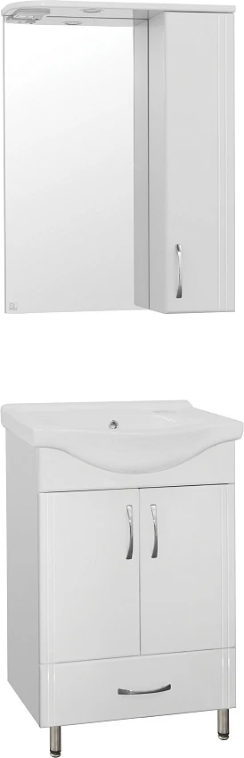 Мебель для ванной Style Line Эко Стандарт №9/1Б 60 белая