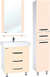 Мебель для ванной Bellezza Рокко 80 с 3 ящиками напольная бежевая (Q80)