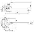 Смеситель для ванны Frap H13 F2213 - превью 1