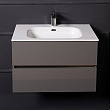 Мебель для ванной Armadi Art Vallessi 80 838-080-W антрацит глянец