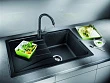 Смеситель для кухонной мойки Blanco Mida Silgranit антрацит - превью 1