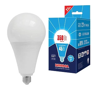 Лампа LED сверхмощная Volpe LED-A120-45W/4000K/E27/FR/NR