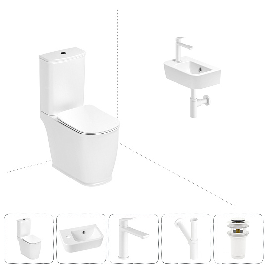 Набор для туалета 5 в 1 Lavinia Boho Bell Pro 202008549