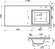 Мебель для ванной Эстет Dallas Luxe 130 напольная, 2 ящика, R - превью 2