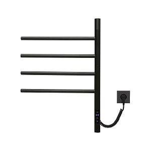 Электрический полотенцесушитель Vincea VTD-1S1CBE 43?60 см, черный, с таймером