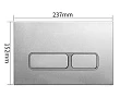 Комплект инсталляция SinteSi CCI-SMP-101 с кнопкой смыва BSC-503+унитаз Sintesi Balti SIN-TS-BLT-171 - превью 1