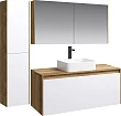 Мебель для ванной Aqwella 5 stars Mobi 120 дуб балтийский, белая - превью 1