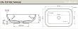 Раковина накладная Acquabella On-Top Rectangle Slate Blanco 580х380, белый - превью 1