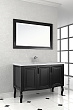 Мебель для ванной Vod-Ok Эльвира 100 с дверками черная