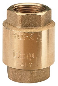 Обратный клапан Itap 103 York 1/2&quot; пружинный муфтовый, пластиковое седло