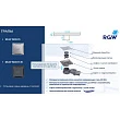 Душевой трап RGW SDR-13B 15x15 см, с решеткой, черный - превью 1