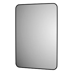 Зеркало Defesto AURA DF 2979 70х100 см, с LED-подсветкой, без выключателя, теплый белый свет, рама черная