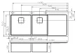 Мойка кухонная Reginox Nevada 40x30 LUX OKG left L сталь - превью 2